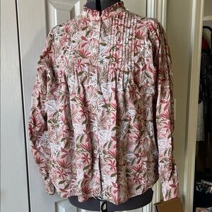 Boden Multicolor Floral Button-Down Shirt